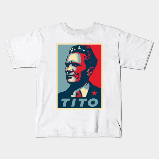 Tito Kids T-Shirt by dan89